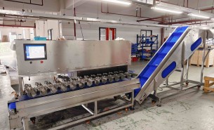 多頭秤與爬坡擋板網鏈：高效精準的物料處理與輸送組合